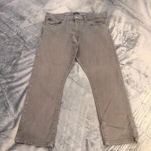 Polo Ralph Lauren Mens The Sullivan Slim Jeans Stretch Rope Dyed Gray Sz 36x30